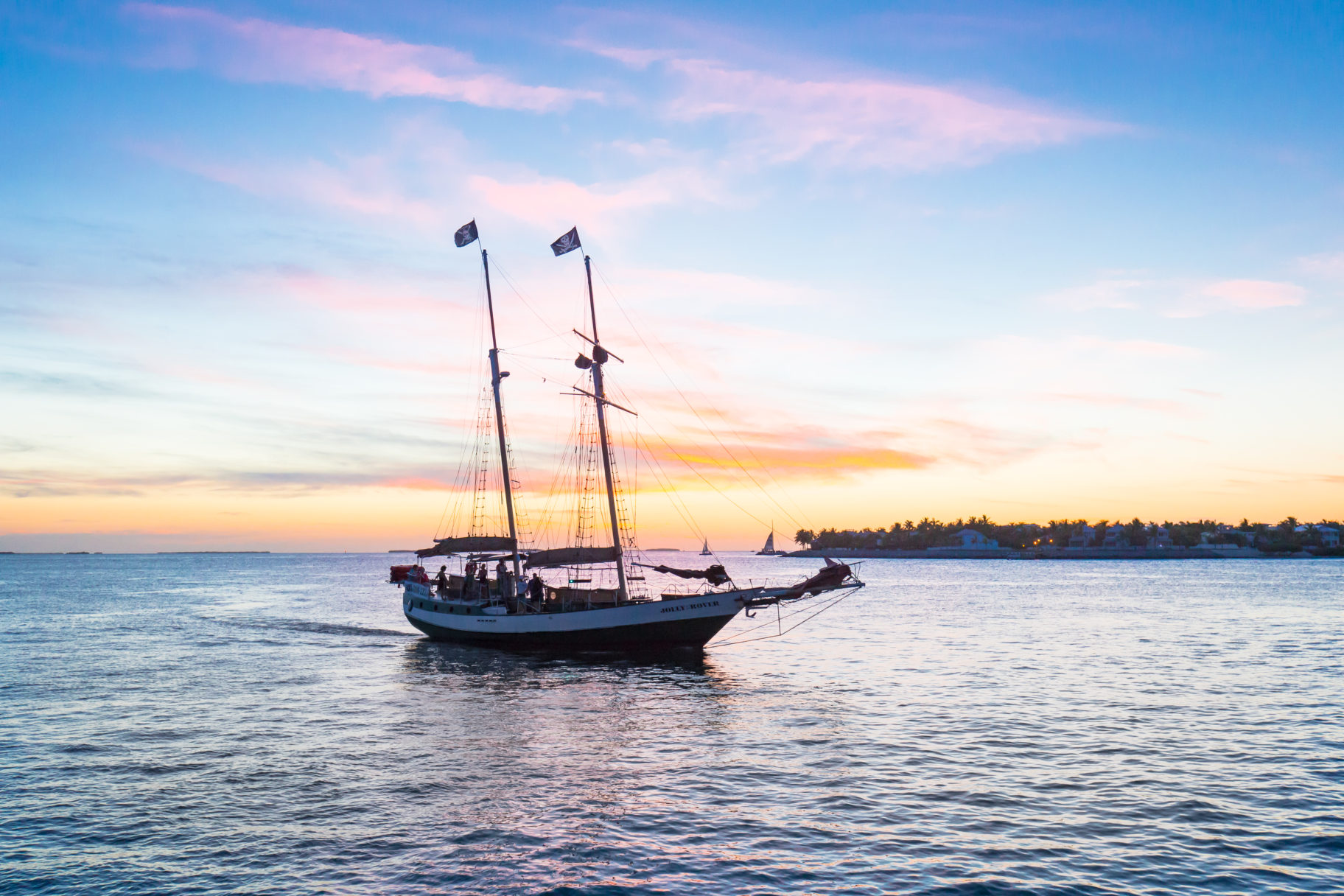 Sunset Boat